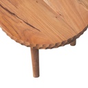 Manzi, taburete/mesa de acacia Ø 32x45 cm