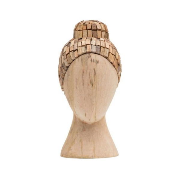 Witness, busto decorativo de madera de mango