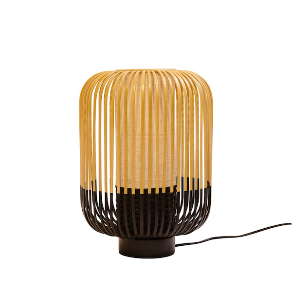 Lámpara de mesa Bamboo light negro h39xØ27 cm