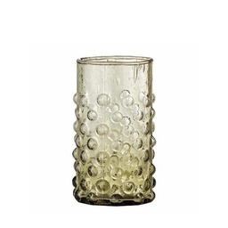 [82047757] Freja, vaso de cristal reciclado verde Ø 6,5x11,5 cm