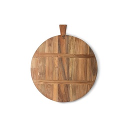 [HAV0005] Tabla de corte en madera de teca Ø 32 cm
